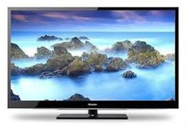 My first flat screen TV