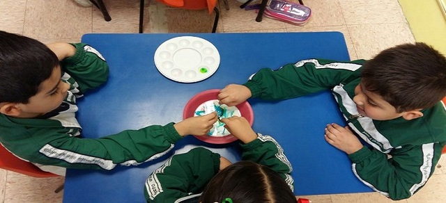 Cursé 1º de primaria en el Colegio Alejandro Guillot