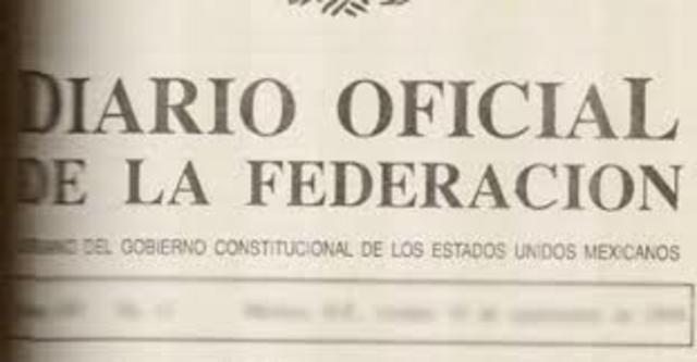 Publicación de la Reforma al articulo 16