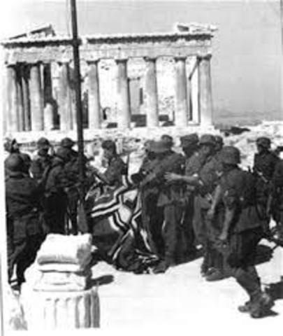 Germany invades Greece
