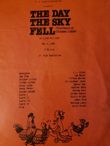 First Play, First Acting Role