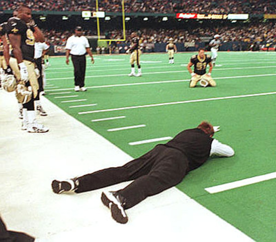 Mike coaches for New Orleans