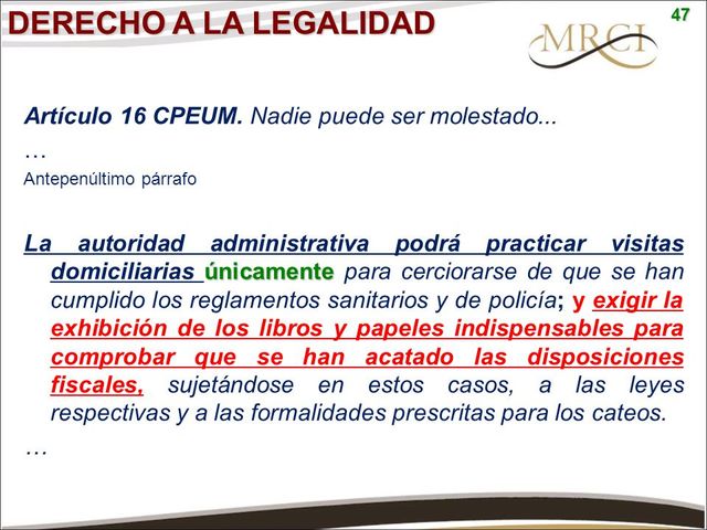 Articulo 73 Constitucional