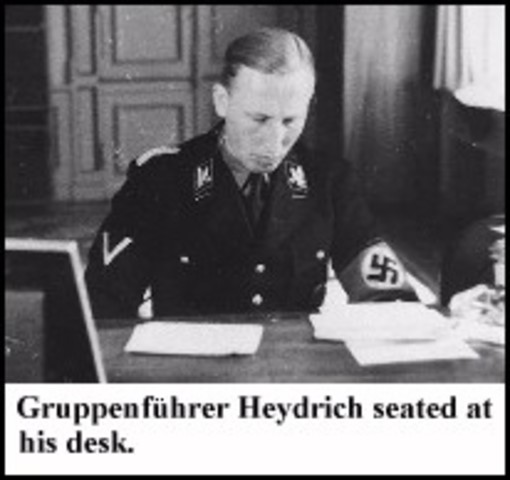 SS leader Reinhard Heydrich is ordered by Göring to speed up the emigration of Jews.