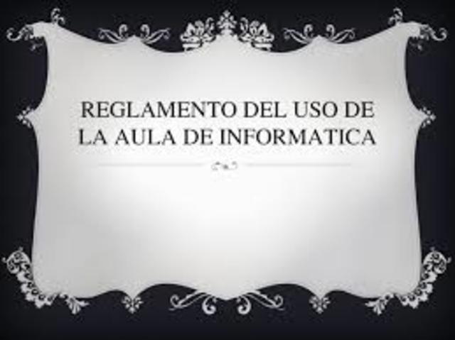 elaboracion de normas en el aula de informatica