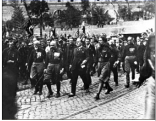 El fascismo Italiano.