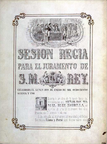 Disolución de las cortes.