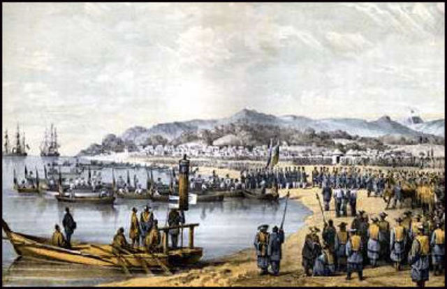 Commodore Mathew Perry entered Tokyo Harbor opening Japan to the United States