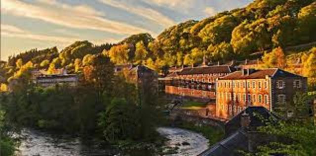 1825 - Empresa hilandera de New Lanark