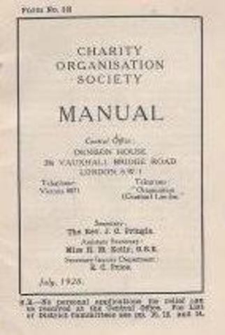 1860 - La Charity Organization Society