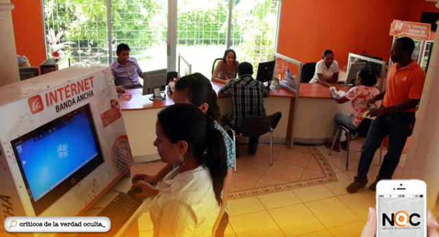 Servicio de internet mediante Hondutel.