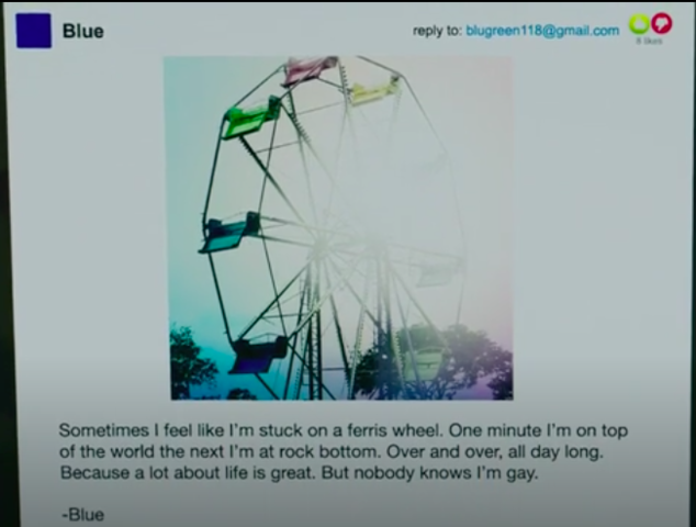 Simon discovers "Blue"