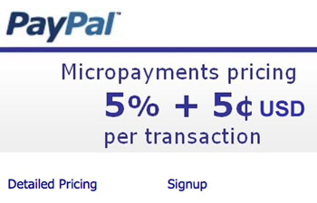 Launched Micropayment for Digital Goods
