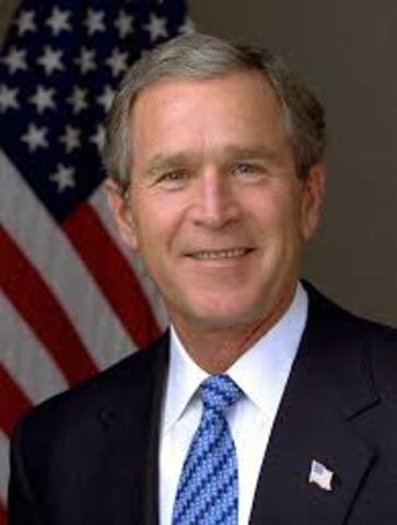 George W.Bush nuevo presidente de los estados unidos