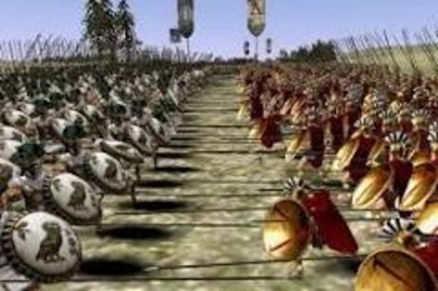 Fin de la guerra de Peloponeso