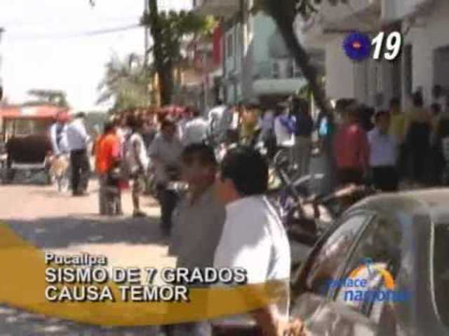 Sismo en Pucallpa