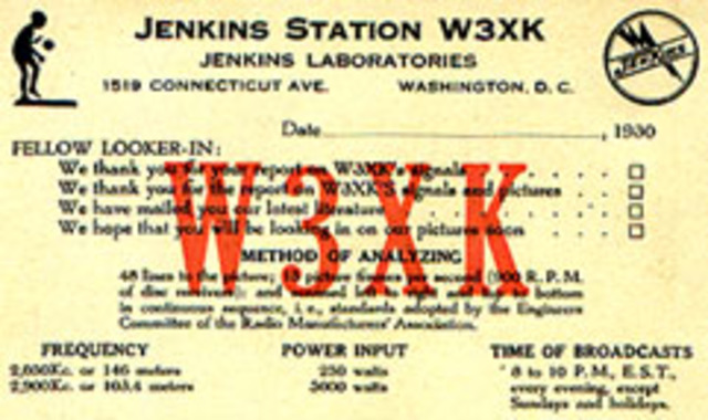 The first tv mechanical station