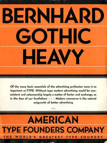 Lucian Bernhard - Bernhard Gothic (heavy)