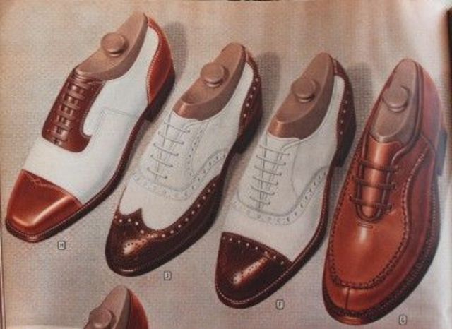 Mens shoes during Cold war