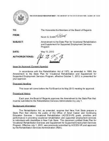 Vocational Amendment of 1973