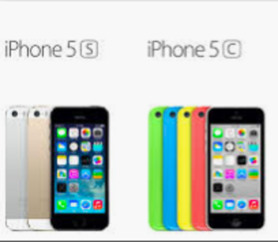 iPhone 5c and 5s