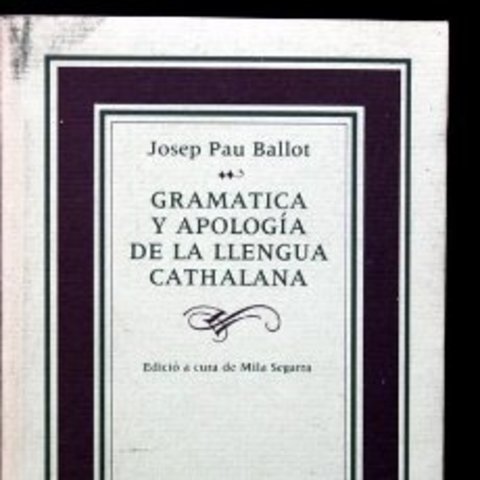 Josep Pau Ballot (poesia medieval, estudi de la llengua catalana)