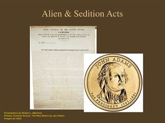 Alien and Sedition Acts