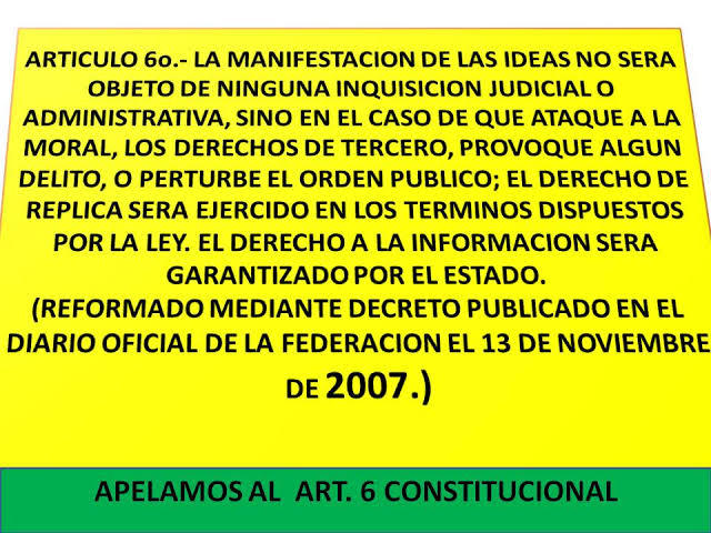 Reforma del Artículo N- 6