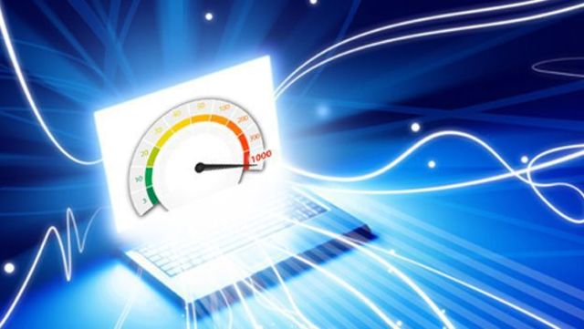 Velocidad en la red local.