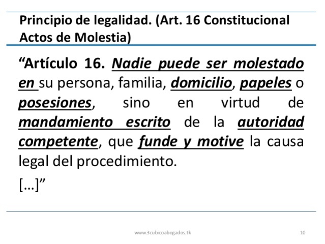 Reforma al Artículo. 17 Constitucional