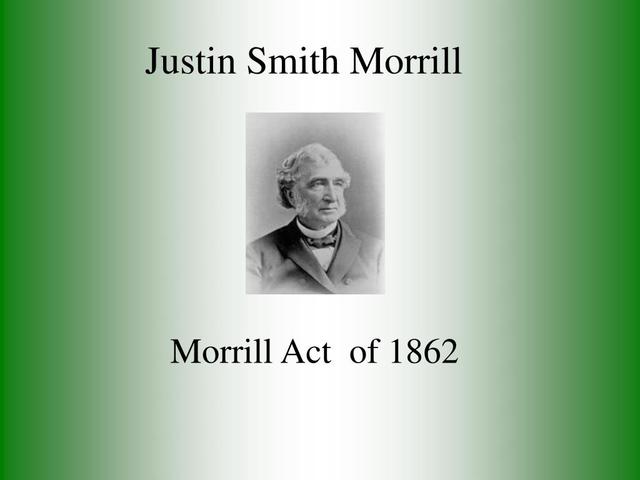 Morrill Act of 1862