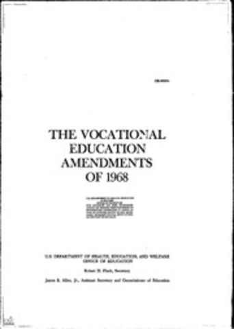 Vocational Amendment of 1968