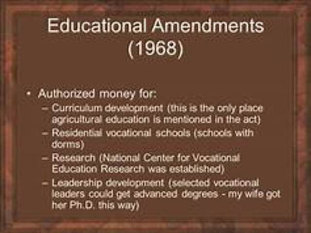 Vocational Amendment