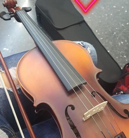 I learned to play the violin