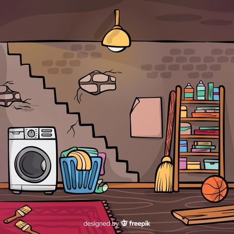 Sara les decubre cuando iban al sótano