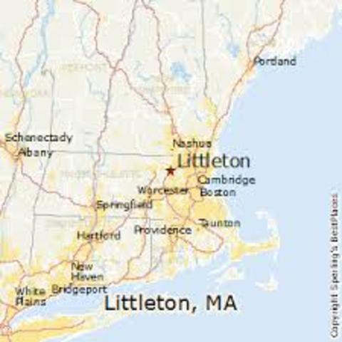 Moves to Littleton,Mass