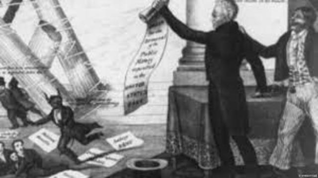 Andrew Jackson Vetoed the Re Charter of the Second Bank of the United States