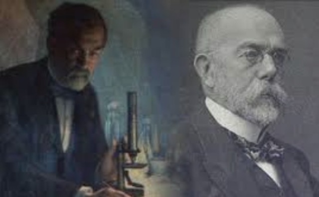 Pasteur y Koch publican la teoría microbiana de las enfermedades infecciosas