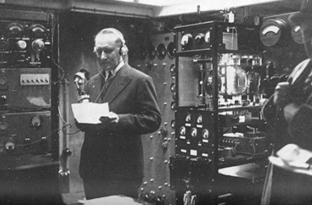 Primer radiodifusión de la historia