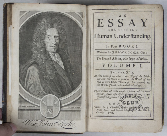 John Locke publishes "Essay Concerning Human Understanding"