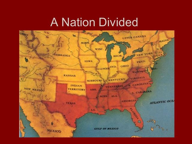 The nation divided