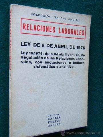LEY DE RELACIONES LABORALES
