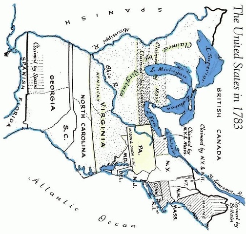 The colonists defeated the British and signed the Treaty of Paris