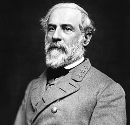 Lee, the confederate army leader
