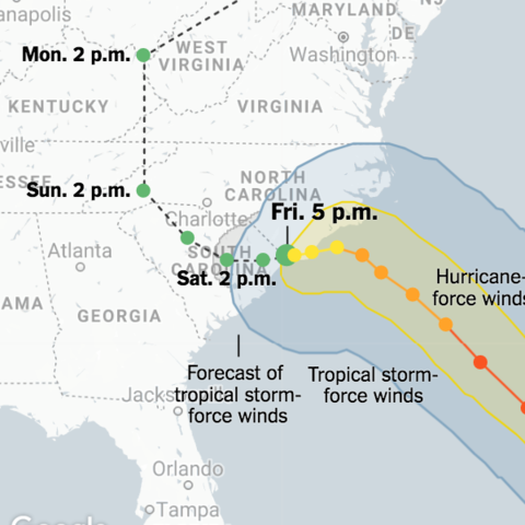 Hurricane Florence Causes Massage Damage all over NC