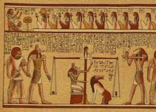 Egipcios reconocimiento de planear, organizar y regular