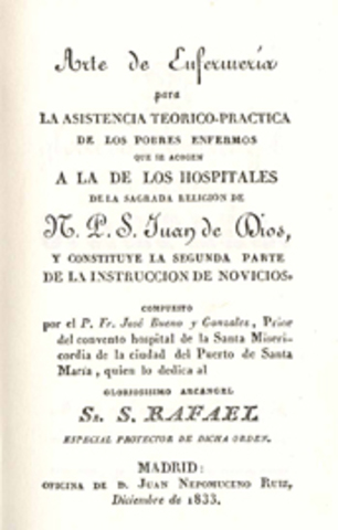 Se publica el manual El arte de la Enfermería del Hermano de San Juan de Dios, Jesús Bueno González.