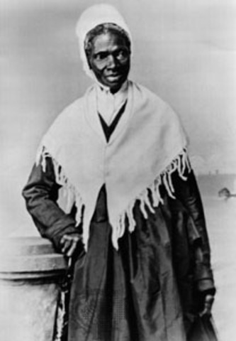 Sojourner Truth Delivered her "Ain't I a Woman" speech