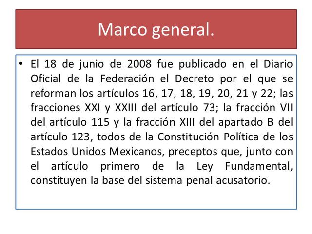 Reformas Artículos 16 y 73.