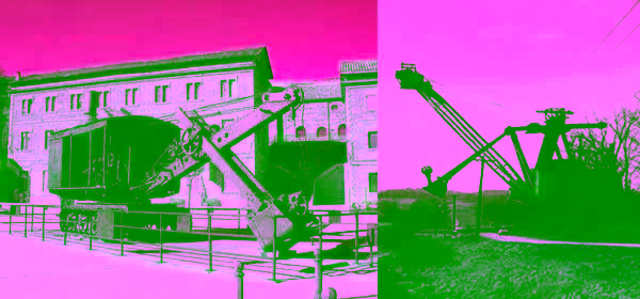 EXCAVADORA DE VAPOR BUCYRUS.